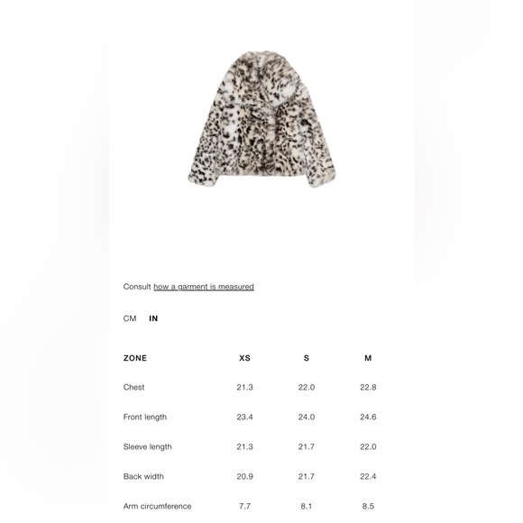 ZARA BLOGGERS FAV FAUX FUR ANIMAL PRINT COAT - Picture 7 of 10